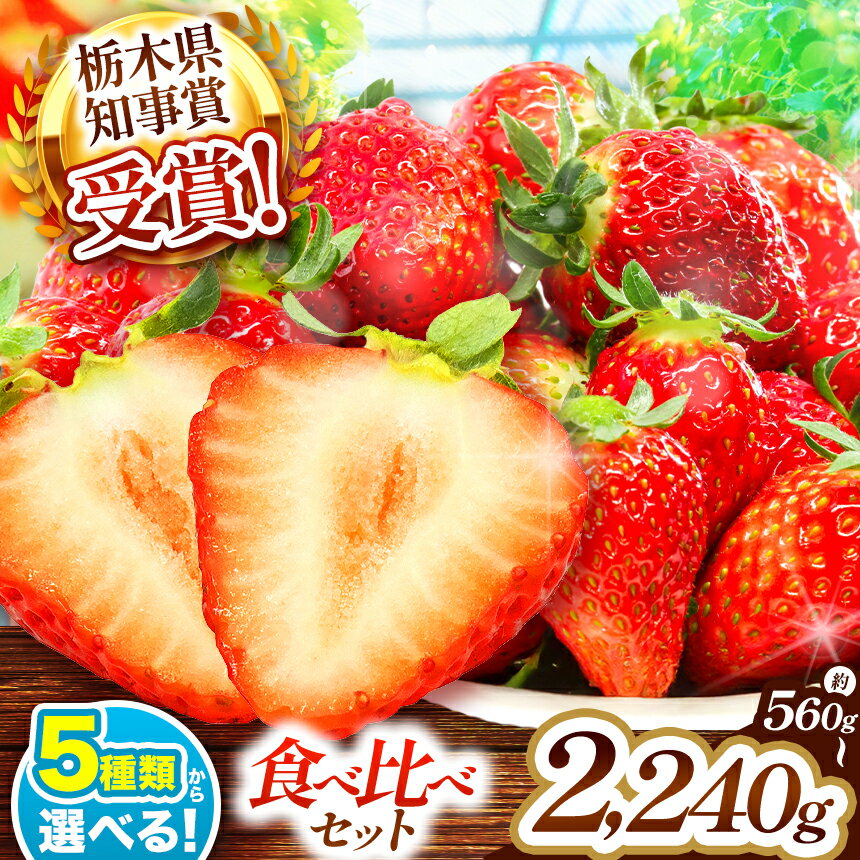 大粒スカイベリー＆新品種とちあいか 食べ比べセット