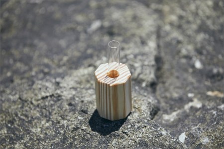 【小嶋庵 京提灯】一輪挿し提灯（直径8ｃｍ・高さ11cm程度） 2個セット