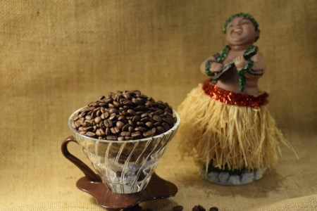 【楽園のコーヒー】ハワイ・モロカイとブルーマウンテン各75g（挽き）