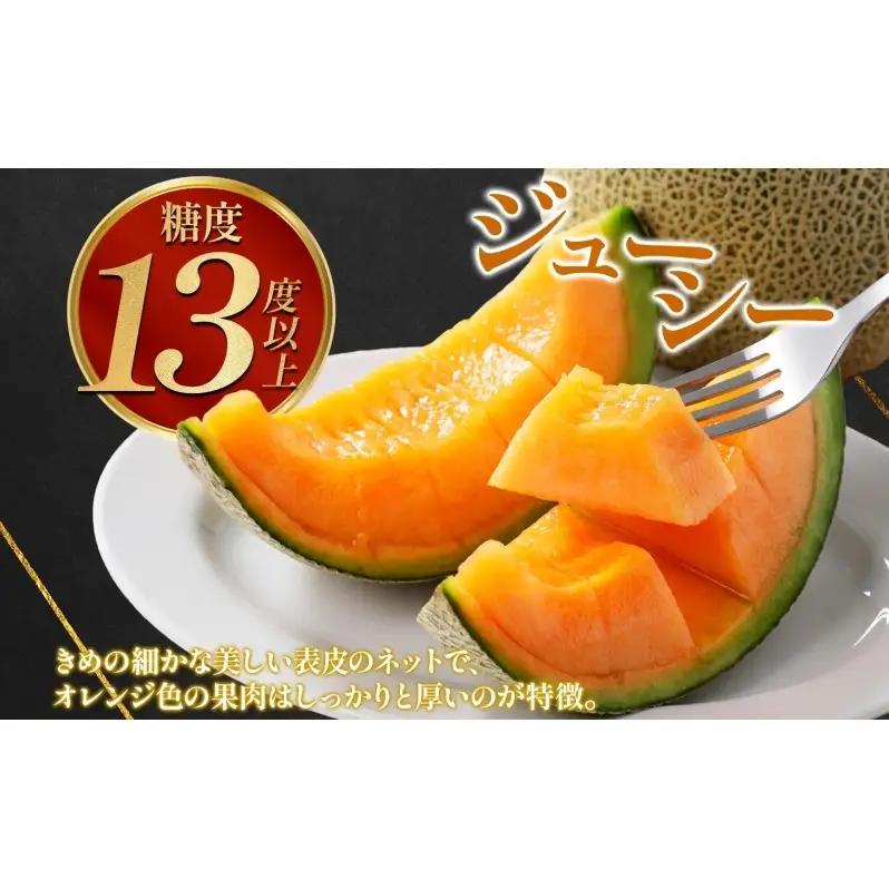 赤肉メロン 北海道産 完熟 JAようてい 赤肉メロン【約1.6kg 2玉】