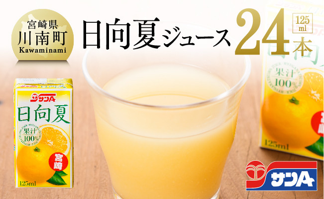 
『サンA日向夏ジュース100%』125ml×24本セット
