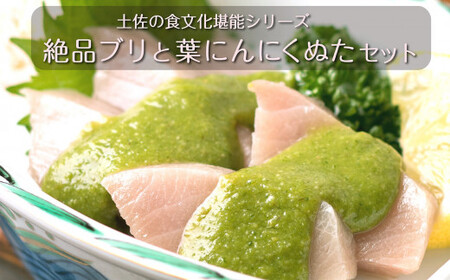 ブリ 鰤 ぶり 藁焼き ぬた ヌタ 葉ニンニク セット 高知県 須崎市