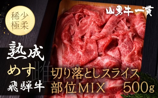 
                  【訳あり】飛騨牛 切り落とし 切落し 500ｇ 牛肉 和牛 飛騨の牧場で育った熟成肉『山勇牛』
                