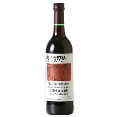 ふるさと納税 七飯町 酸化防止剤無添加　キャンベルアーリー　720ml　6本