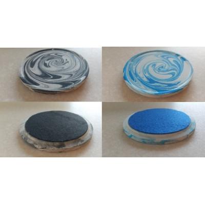 ふるさと納税 稚内市 珪藻土コースター A-rto C(アールトシー)　黒と青セット |  | 02