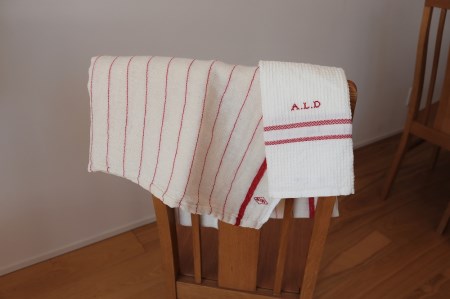 タオル 【手作業限定生産】 アルディン製タオル3種類のセット【red】ギフト