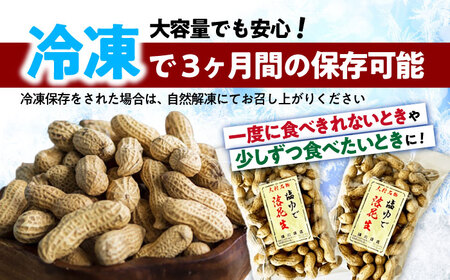 塩ゆで落花生 500g×6袋 落花生[ACZR003]