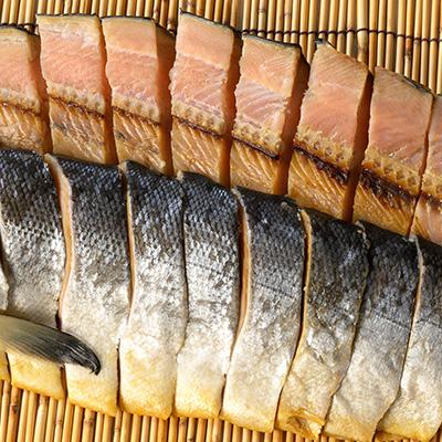 ふるさと納税 斜里町 北海道産　秋鮭寒風干し　約1.2kg〜約1.5kg |  | 02