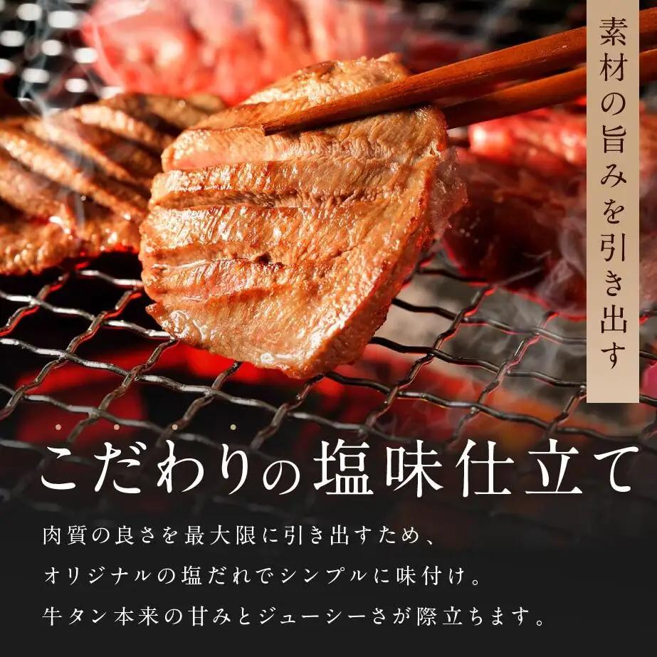 【 希少部位 】牛タン 特上 霜降り 宮城名物 厚切り 牛タン 400g 塩味 AH
