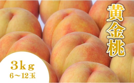 08-01-026　もも(黄金桃 )3kg