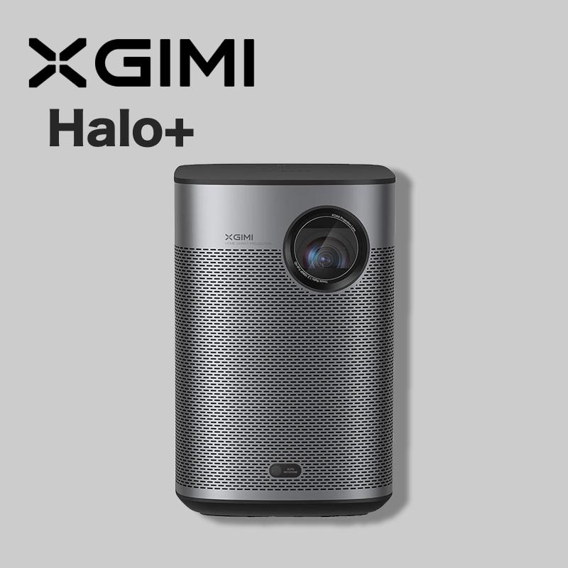 【ふるさと納税】PJ18【 XGIMI Halo+ 】エクスジミー モバイルプロジェクター 高輝度 700ISO ルーメン フルHD 1080p Android TV 10.0搭載 家庭用 | 小型 オートフォーカス 全自動台形補正 200インチ投影 bluetooth対応 Harman Kardonスピーカー HDR10対応 低遅延 静音