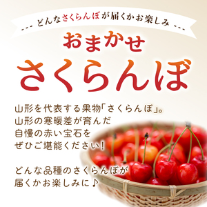 《先行受付》「赤い宝石」おまかせさくらんぼ 200ｇ×4Ｐ【2026年6月頃より順次発送予定】 060-022