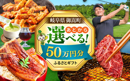 【あとから選べる】 岐阜県御嵩町ふるさとギフト 50万円分  飛騨牛 うなぎ ゴルフ場 あとから ギフト[AVBM014]