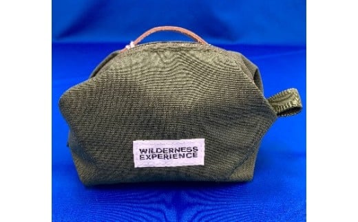 A006-25 WILDERNESS EXPERIENCE(ｳｨﾙﾀﾞﾈｽｴｸｽﾍﾟﾘｴﾝｽ)　Walnut PouchⅡ(ｳｫﾙﾅｯﾄﾎﾟｰﾁ2)　オリーブ