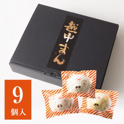 ふるさと納税 富山市 越中ぶたキャラまん9ヶ入り