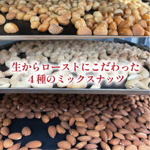 生ロースト　おつまみミックスナッツ 160g×２個ギフト ミックスナッツ アーモンド カシューナッツ くるみ マカダミア [WDB03]