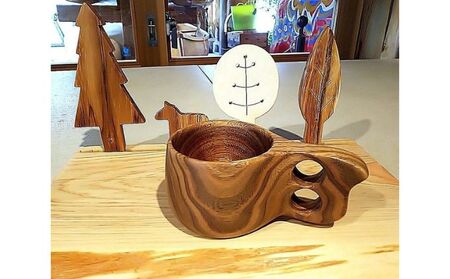 飯能ククサ(胡桃) 食器 マグカップ 工芸品 雑貨 日用品 HNNBX001