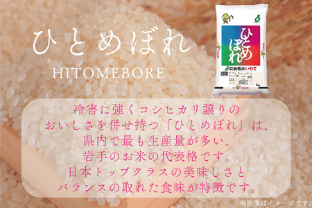 AE128 ★令和5年産★特A受賞 銀河のしずく・ひとめぼれ食べ比べセット10kg (無洗米)(各種5kg)