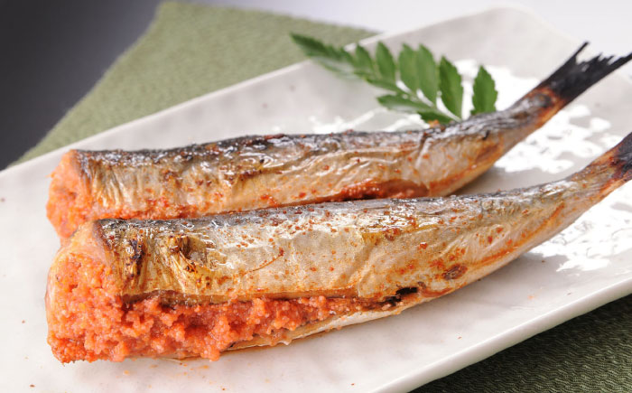 おかず明太子　海セット（いか明太子、数の子明太子、いわし明太子）  築上町 / 株式会社 海千 [ABEQ004]