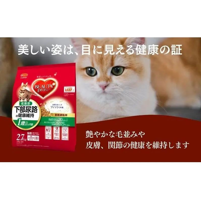 ビューティープロ キャット 下部尿路の健康維持 低脂肪 1歳から 2.7kg ｘ4(ケース単位) キャットフード