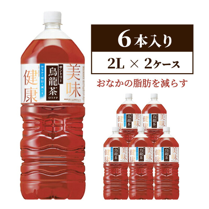【ふるさと納税】サントリー烏龍茶OTPP（機能性表示食品）2L×6本 2箱 ペットボトル　綾瀬市