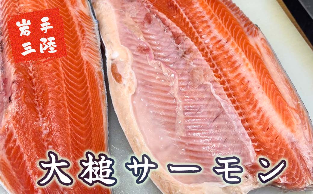 【3ヶ月 定期便】大槌銀鮭(ひと塩)切り身8切(1切れ真空包装約80g〜100g)×3回 計24切