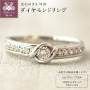【ふるさと納税】 リング 指輪 ジュエリー レディース アクセサリー 天然 ダイヤモンド 0.14ct 選べる地金 プラチナ ホワイトゴールド 存在感 主役級 普段使い パーティー シンプル 贅沢 誕生石 ジュエリーケース付 ギフトバック付 保証書付 k295-057