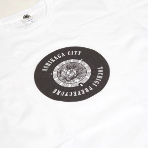 足利市 マンホールTシャツ 白 M