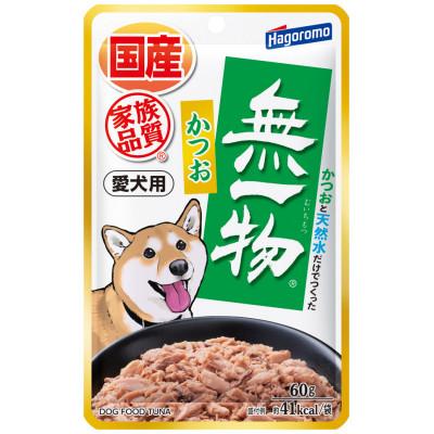 ふるさと納税 静岡市 【2ヵ月毎定期便】愛犬用無一物(R) パウチかつお[60g×48袋(12袋×4セット)]全3回