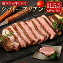 【ふるさと納税】あか牛 ヒレ肉 希少部位 シャトーブリアン 約1.5kg 約150g×10枚 ステーキ お取り寄せ 赤牛 和牛 お肉 冷凍 国産 熊本県 合志市 送料無料