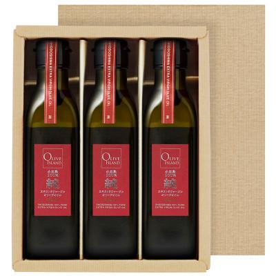 ふるさと納税 小豆島町 小豆島産100%「純」EXVオリーブオイル3本入ギフト(200ml×3本)