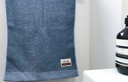 020C146 コットンＷ フェイスタオル 6枚（ブルー）【泉州こだわりタオル】 ／ 人気の日用品 タオル 泉州タオル 国産タオル 泉州タオル 泉佐野タオル 日本タオル 吸水タオル 綿100％タオル 