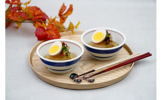 深川製磁 【有田焼】月見うさぎ ペア玉割 和食器 食器 うつわ 器 ボウル 小鉢 鉢 取り鉢 サラダボウル とんすい 兎 手描き 2個セット 鍋 電子レンジOK | 50000円以内 5万円以内 | aa003