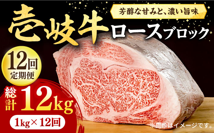 
【全12回定期便】 壱岐牛 ロースブロック 1kg（500g×2枚）《壱岐市》【株式会社イチヤマ】 [JFE050] 定期便 赤身 焼肉 焼き肉 ブロック肉 塊肉 肉 牛肉 ブロック ステーキ BBQ 696000 696000円
