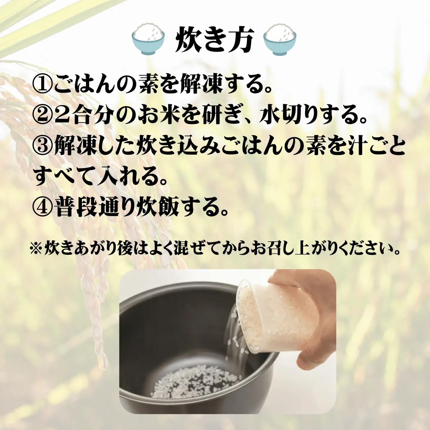 冷凍炊き込みごはんの素 5個セット(2合分5種x1) ごはんの素