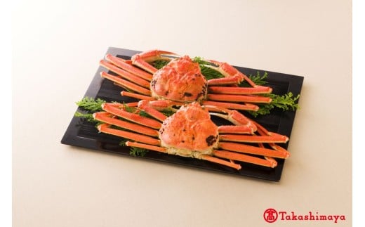 石川県産　加能ガニ（オス）ボイル姿７００ｇ×２ [高島屋選定品]