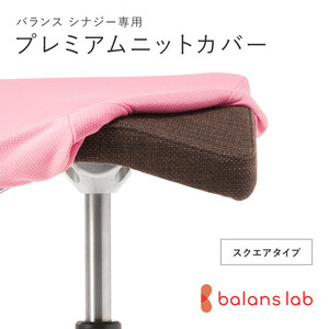 バランスシナジー専用プレミアムニットカバー（桜）スクエアシート用 はっ水加工【 チェアカバー 椅子カバー チェアカバー 椅子カバー チェアカバー 椅子カバー チェアカバー 椅子カバー 】