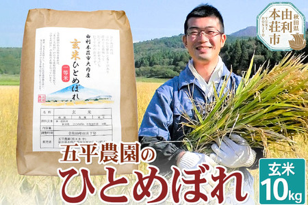 【玄米】ひとめぼれ 令和6年産 秋田県産 五平農園のひとめぼれ 10kg