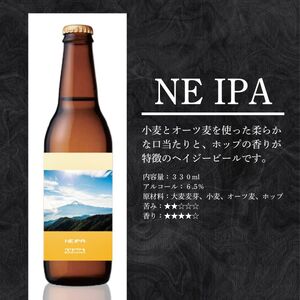 クラフトビール NE IPA 6本 セット / 瓶ビール ビール 地ビール エール 詰め合わせ 飲み比べ 家飲み おすすめ 人気 天然水 ギフト 贈り物 父の日 お歳暮 送料無料【n0657-06_t