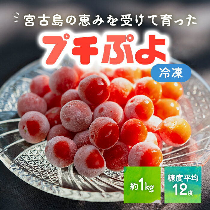 【ふるさと納税】宮古島産ミニトマト【プチぷよ】冷凍　1kg（PN04）