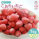 【ふるさと納税】王様のいちご 摘みたてこおりいちご 1kg ( 冷凍いちご ) いちごさん さがほのか 【むらおか農園】 [HAF007] / フルーツ 果物 いちご 苺 イチゴ 冷凍 夏 アイス 冷凍いちご こおりいちご