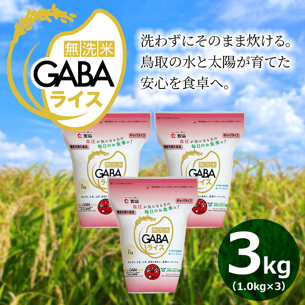 AS-25 GABAライス 3kg（1.0kg×3）
