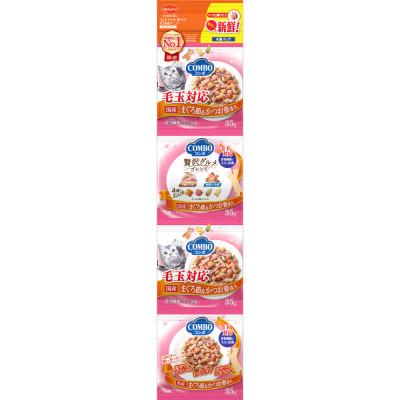 ふるさと納税 袋井市 コンボ キャット 連パック 毛玉対応 かつお味・まぐろ節&amp;かつお節添え 140g×30セット