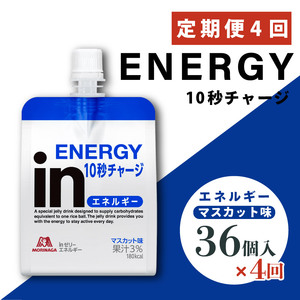 【2026年9月30日掲載終了】 定期便4回 inゼリー エネルギー 36個入り マスカット 味 インゼリー