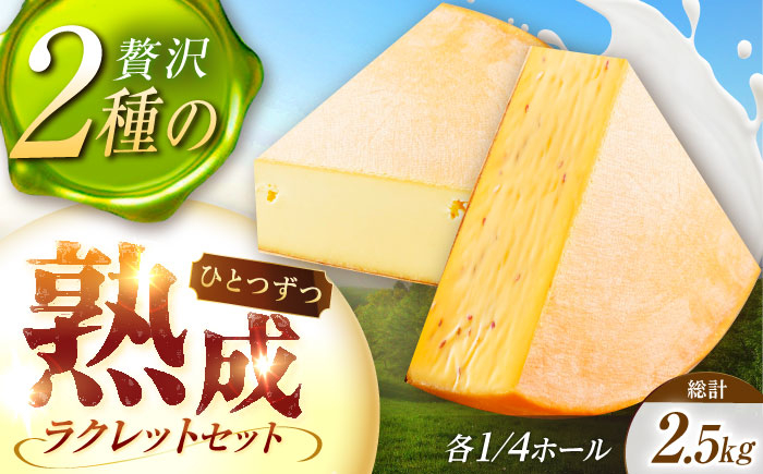 
            北海道 しあわせラクレット1/4ホールとスパイスラクレット1/4ホール《足寄町》【しあわせチーズ工房】チーズ ラクレット ラクレットチーズ 生乳 ミルク 乳製品 チーズフォンデュ 北海道産 道産 あしょろ 北海道 [BEAK035]
          