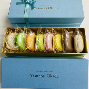 【ふるなびWEEK対象】【Yasunori Okada】冷凍マカロン8個 詰め合わせ（北海道・沖縄県・離島は配送不可） | セット スイーツ 洋菓子 デザート ギフト プレゼント バレンタイン 信州 長野県 おうちカフェ マカロン FN-Limited-PR