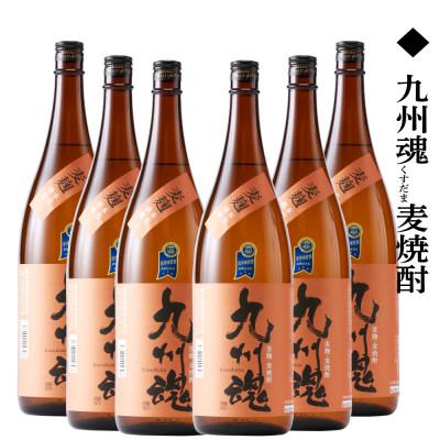 ふるさと納税 長崎市 九州魂 むぎ焼酎 1800ml/6本セット