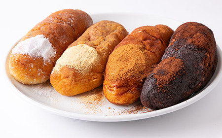 あの懐かしの味をご自宅で　揚げパンセット(コッペパン20本・フレーバー4種5個)【配送不可地域：離島】【1366998】