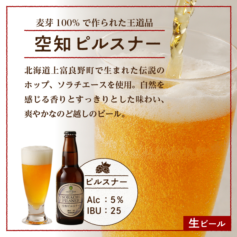 滝川クラフトビール3種6本セット