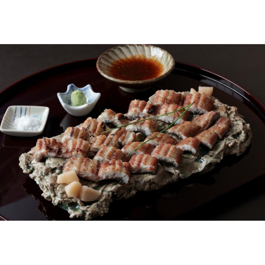 ＜うなぎの千代幸＞備長炭手焼き鰻「白焼」2尾